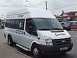 Бесплатный автобус Genser в пункт аренды автомобилей АрендаАвто-ттв на Новорязанском шоссе